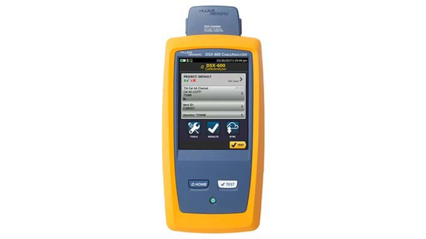 Fluke Networks DSX-600 Netzwerktester, Kabelprüfgerät, Cat 3, Cat 6a, RJ45