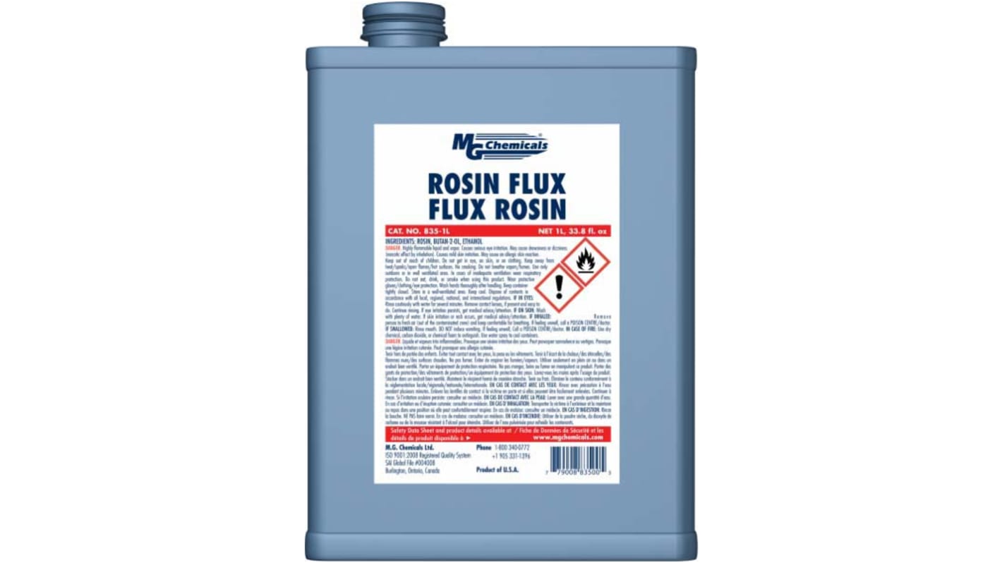 8351L MG Chemicals 1L Solder Flux Bottle RS