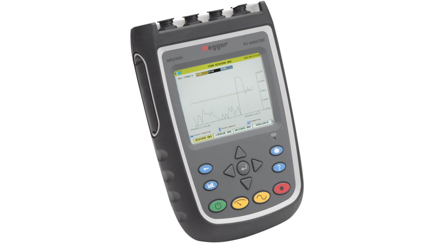 Megger MPQ1000 Power Quality Analyser, 3-Phase, 6000A Max, 1000V ac/dc Max