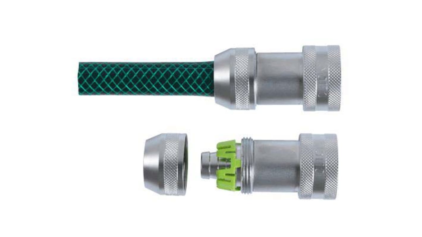 Nito Hose Connector, Straight Coupler with Hose Lock 1/2in 1/2in ID, 25 bar