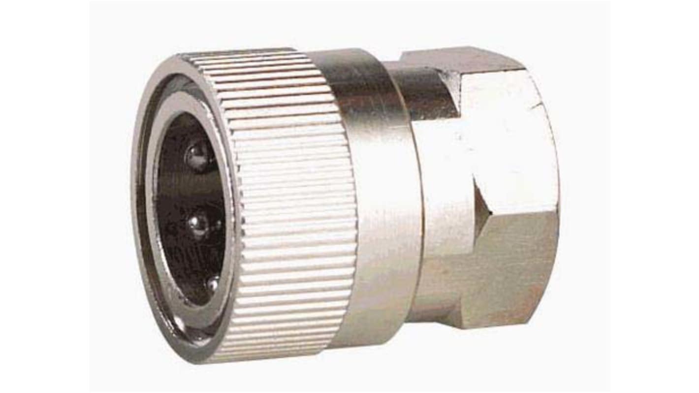 Nito Hose Connector, Straight Threaded Coupling, BSP 3/8in 3/8in ID, 390 bar