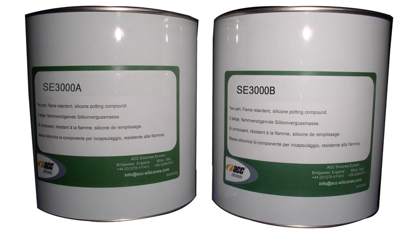 Acc Silicones SE3000 Grey, Orange Silicone Potting Compound 2 kg RS