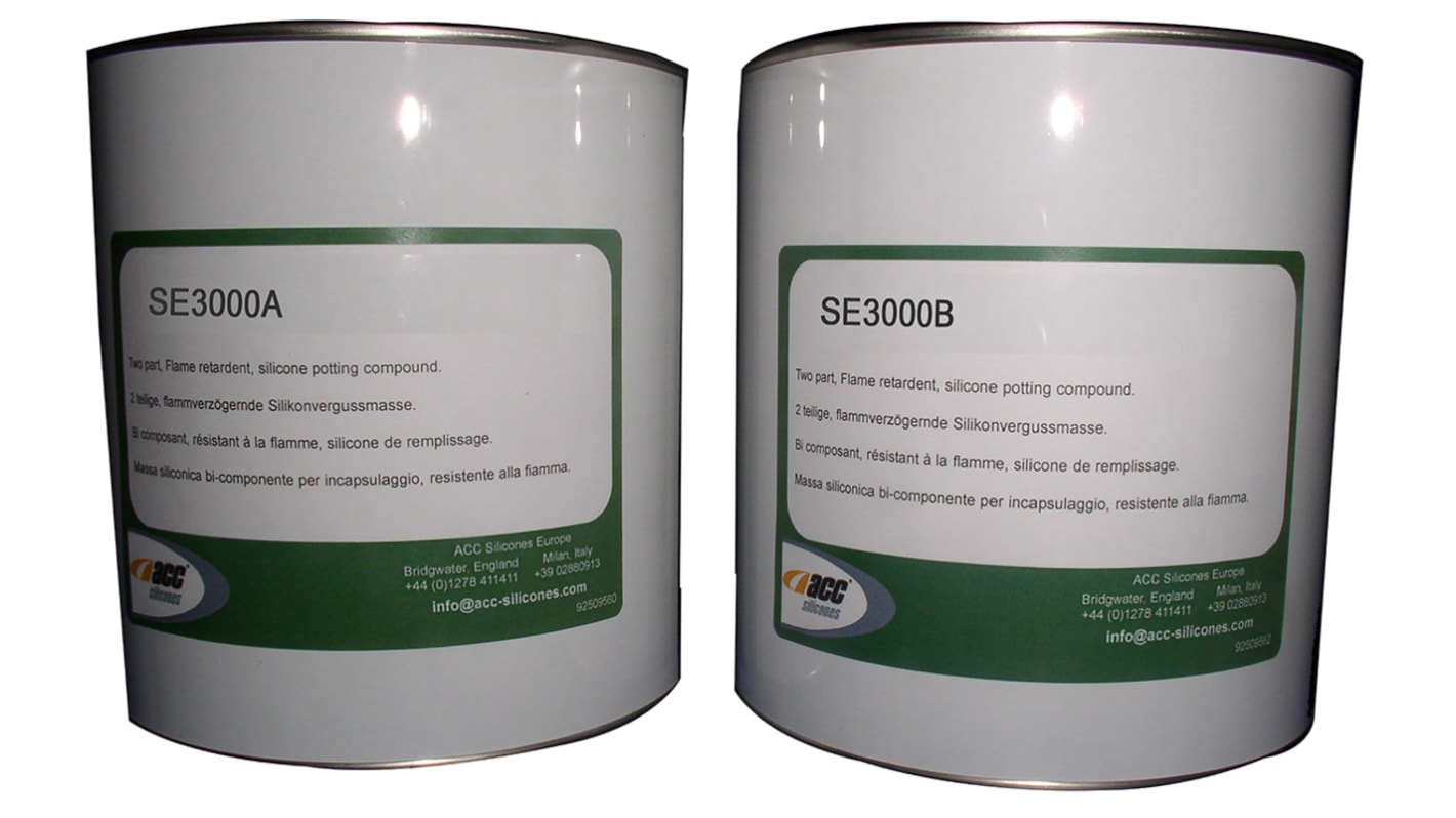 Acc Silicones SE3000 Grey, Orange Silicone Potting Compound 2 kg