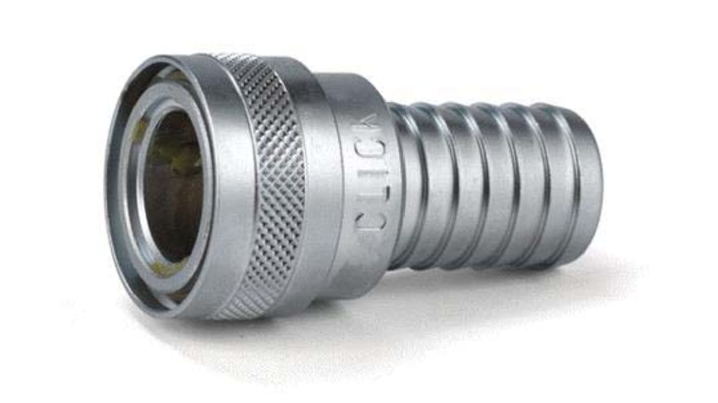 Nito Hose Connector, Straight Hose Tail Coupling 1/2in 3/4in ID, 25 bar