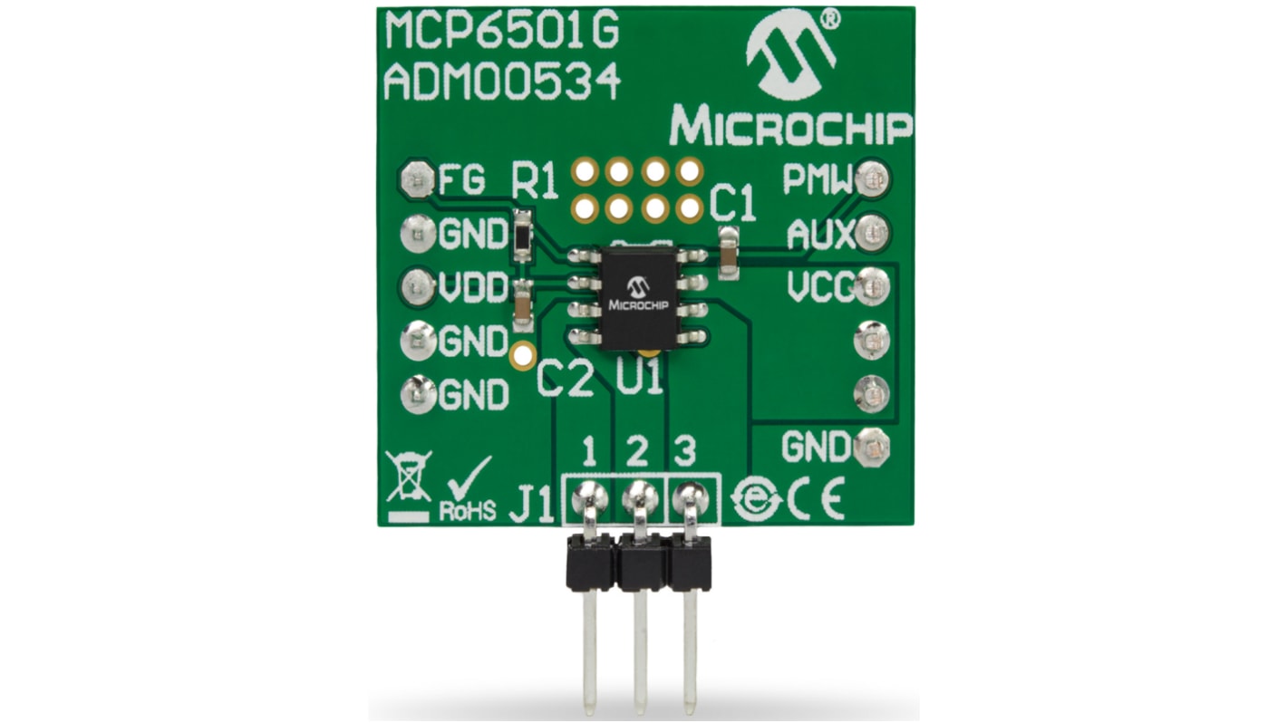 Microchip Fan Controller Daughter Board for MTD6501G for ADM00532 Motherboard, MTD6501D Pin Connector