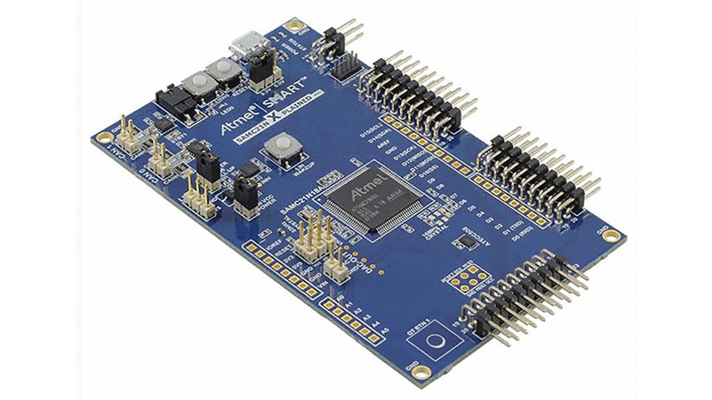 Kit de evaluación SAM C21N Xplained Pro de Microchip, con núcleo ARM Cortex M0