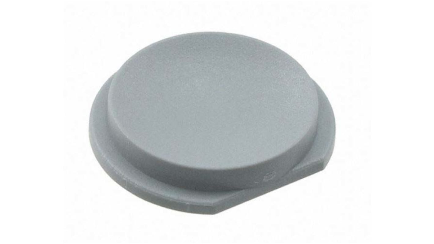 APEM Grey Tactile Switch Cap for 10G Series Tactile Switch, 10G03