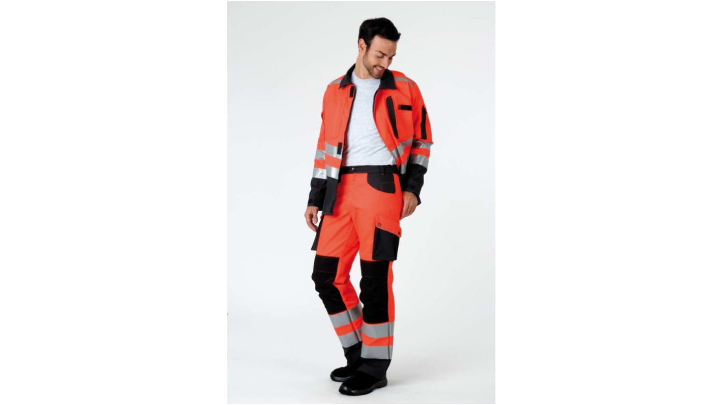 Veste haute visibilité Muzelle Dulac, Orange, taille L, Homme