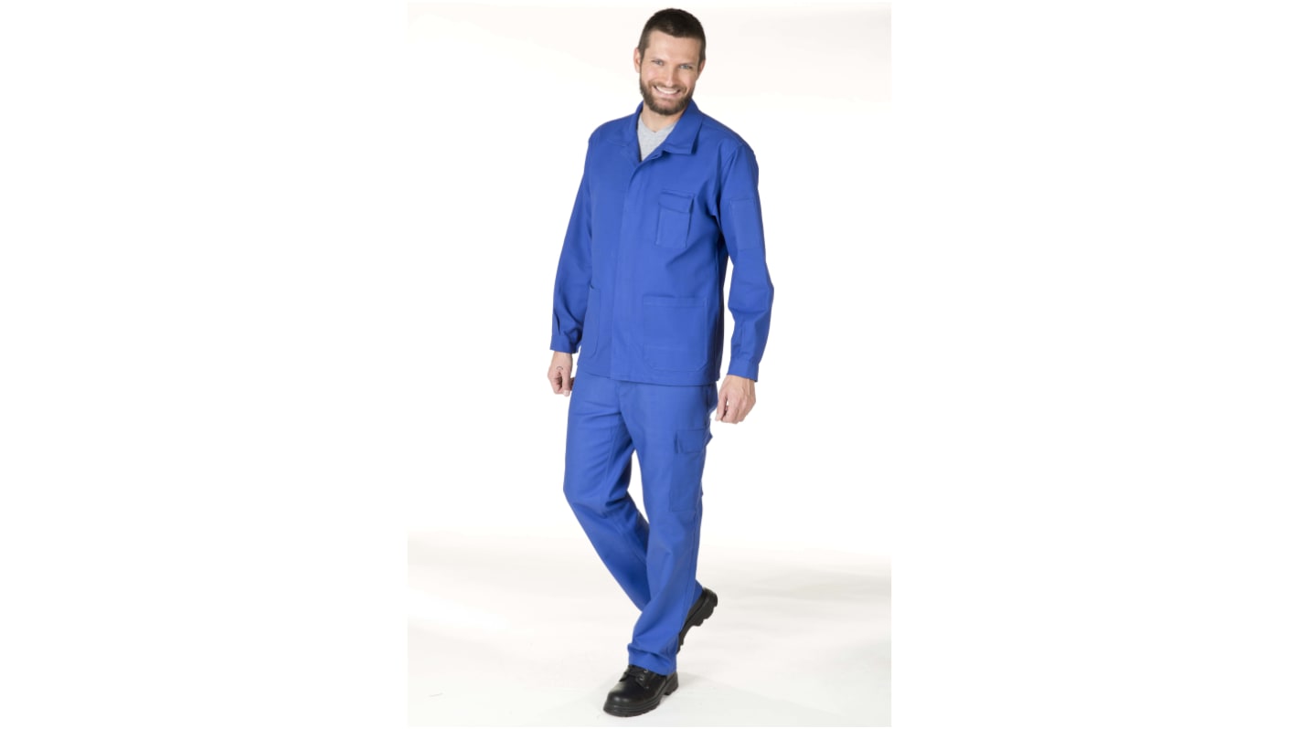 MOLINEL NEWPILOTE Blue Men's Cotton Shrink Resistance Work Trousers , 44 → 46 Waist