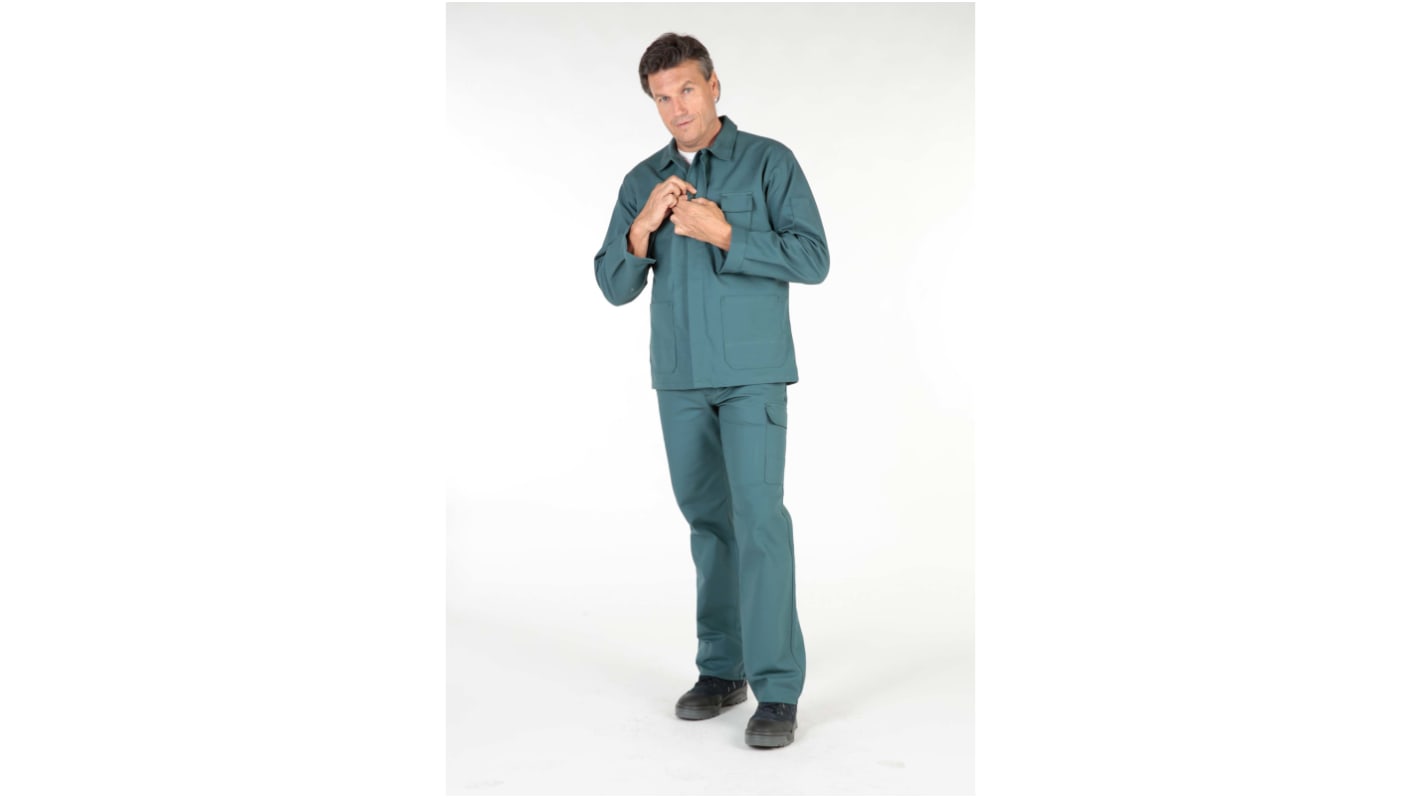 Pantaloni da lavoro Verde Cotone per Uomo, lunghezza 32poll Resistenza al restringimento New Pilote 92 → 100cm