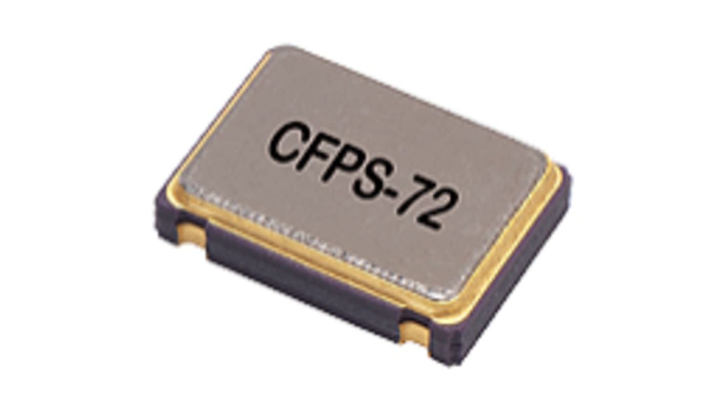 IQD, 8MHz Clock Oscillator, ±50ppm HCMOS, TTL, 4-Pin SMD LFSPXO019079