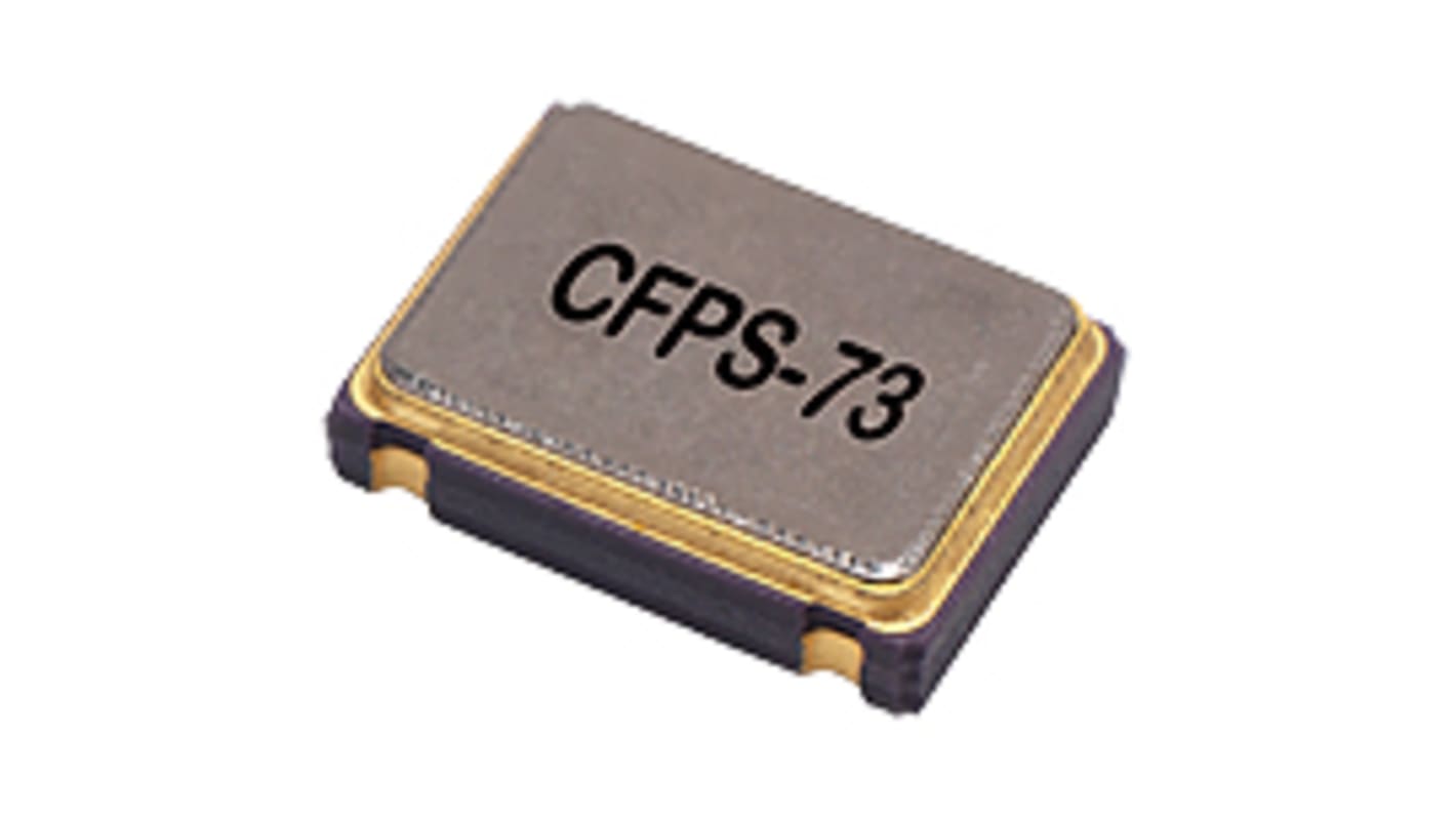 IQD, 8MHz Clock Oscillator, ±50ppm HCMOS, 4-Pin SMD LFSPXO018045