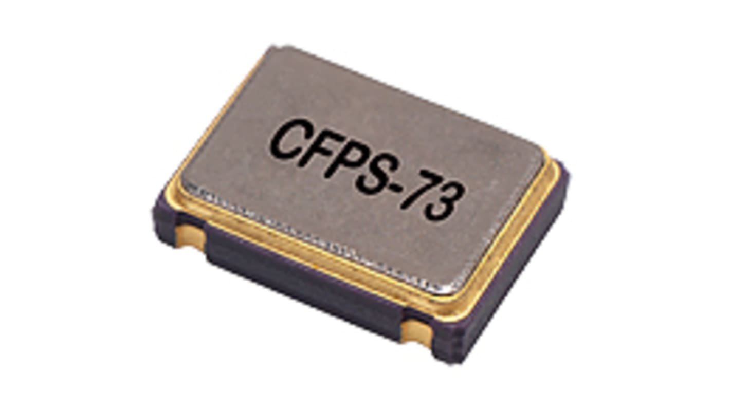 Oscilátor LFSPXO018039 20MHz ±50PPM HCMOS, SMD, počet kolíků: 4 7.2 x 5.2 x 1.4mm Hodiny