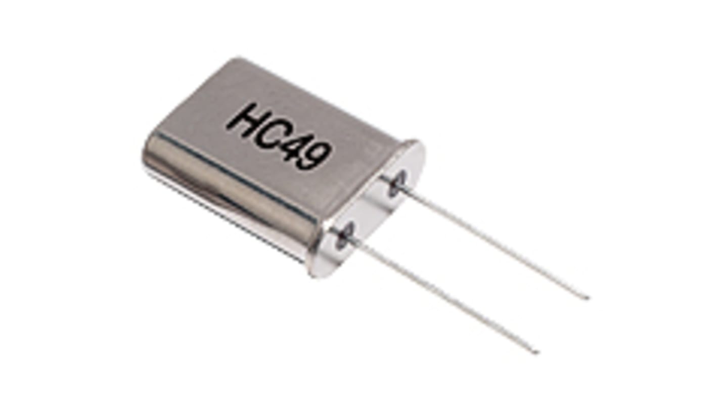 IQD 1.8432MHz Crystal Unit ±20ppm HC49 2-Pin 11.05 x 4.65 x 13.46mm