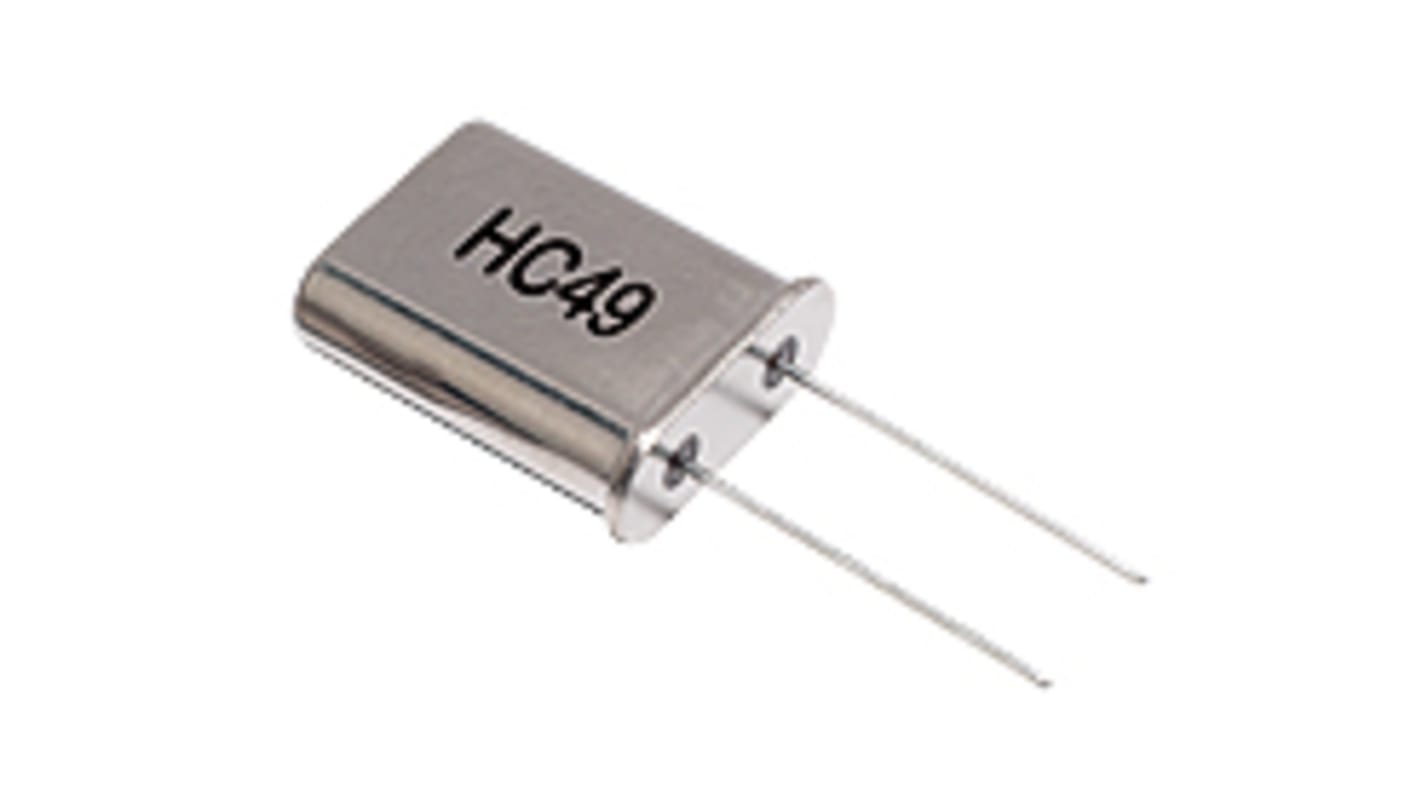 IQD 4MHz Crystal Unit ±20ppm HC49 2-Pin 11.05 x 4.65 x 13.46mm