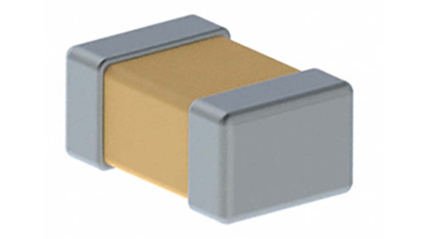 KEMET 68pF Multilayer Ceramic Capacitor MLCC, 50V dc V, ±5% , SMD