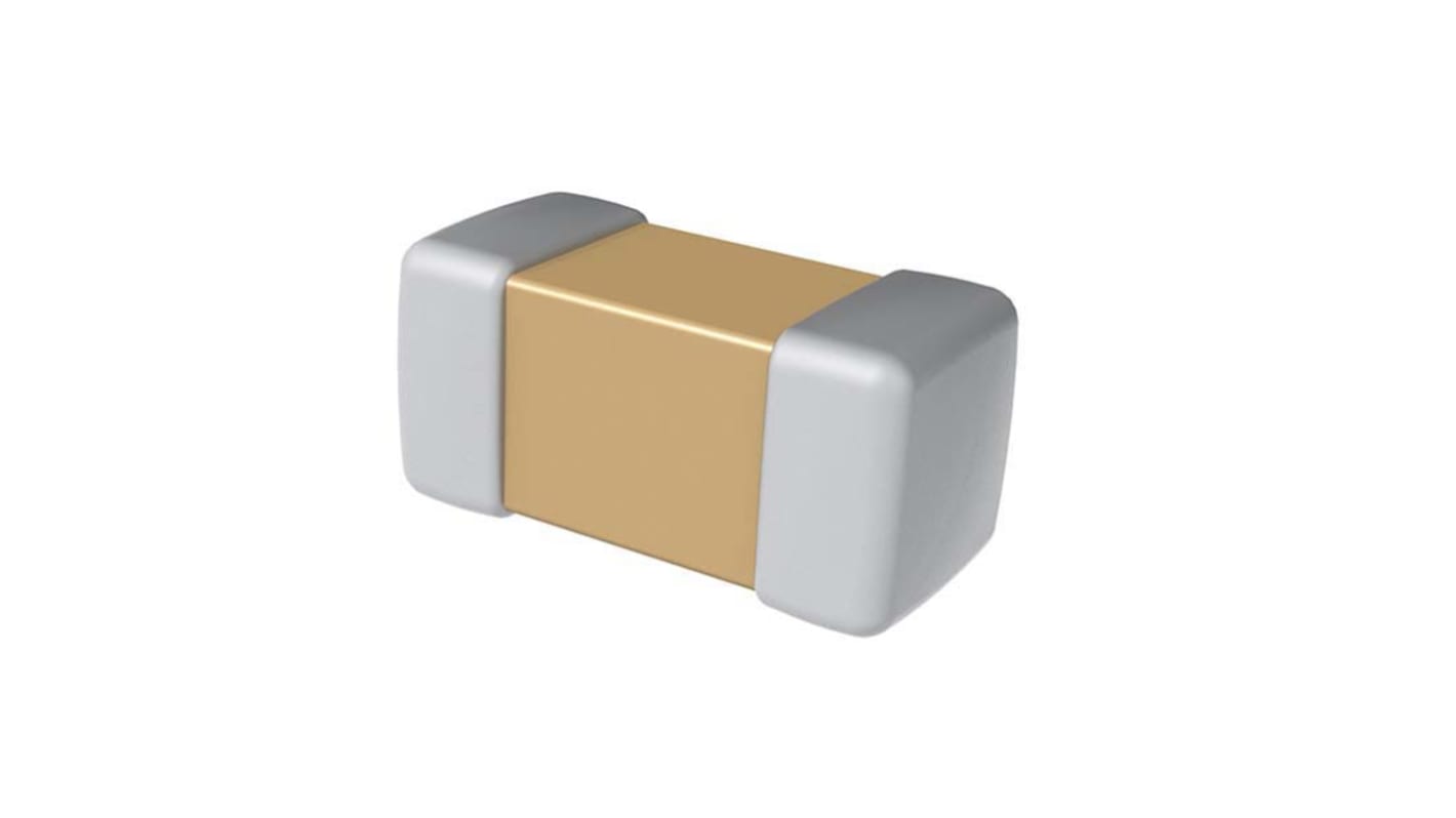 Kemet 18pF Multilayer Ceramic Capacitor MLCC, 50V dc V, ±1% , SMD