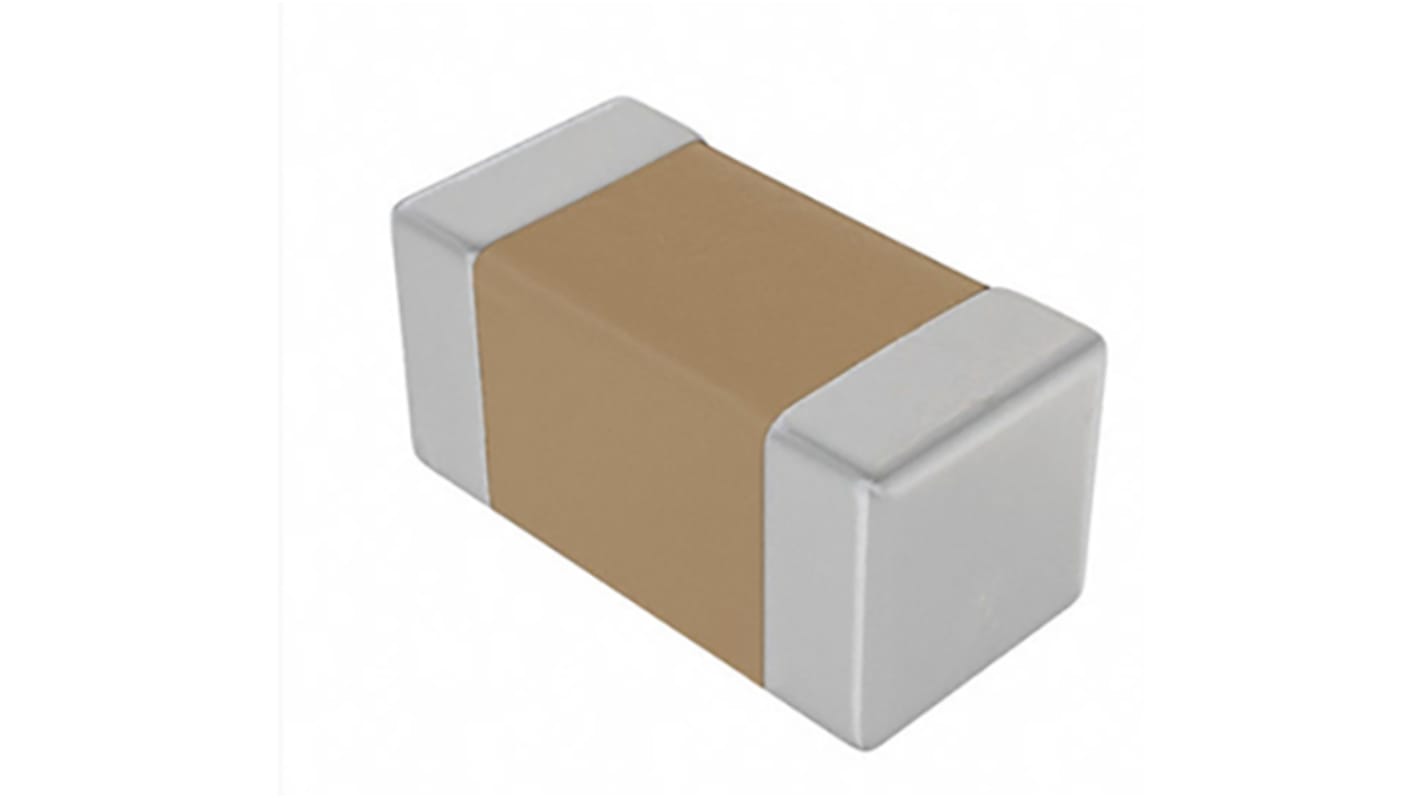 KEMET 39nF Multilayer Ceramic Capacitor MLCC, 25V dc V, ±10% , SMD