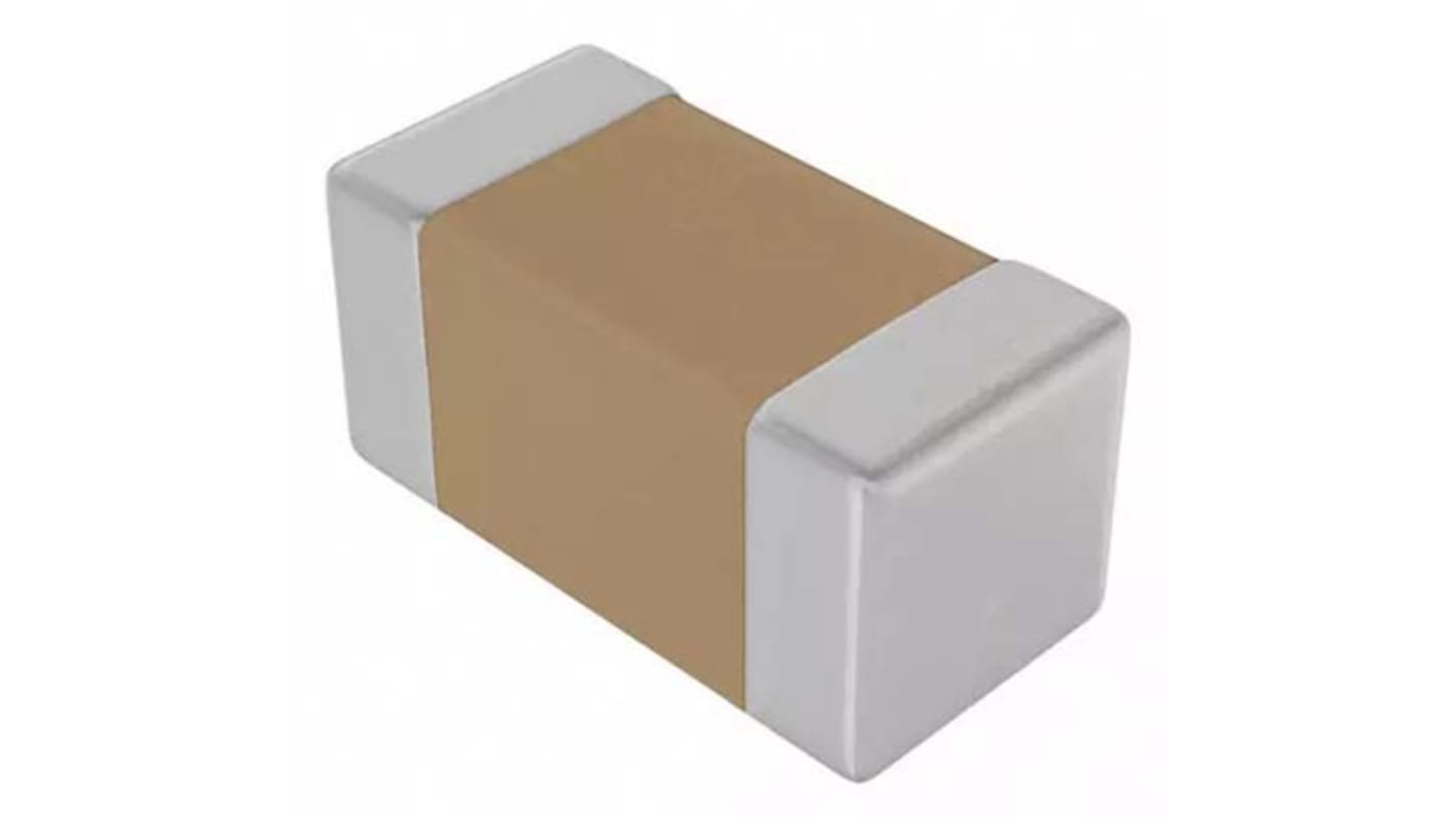 KEMET 2.7nF Multilayer Ceramic Capacitor MLCC, 50V dc V, ±5% , SMD