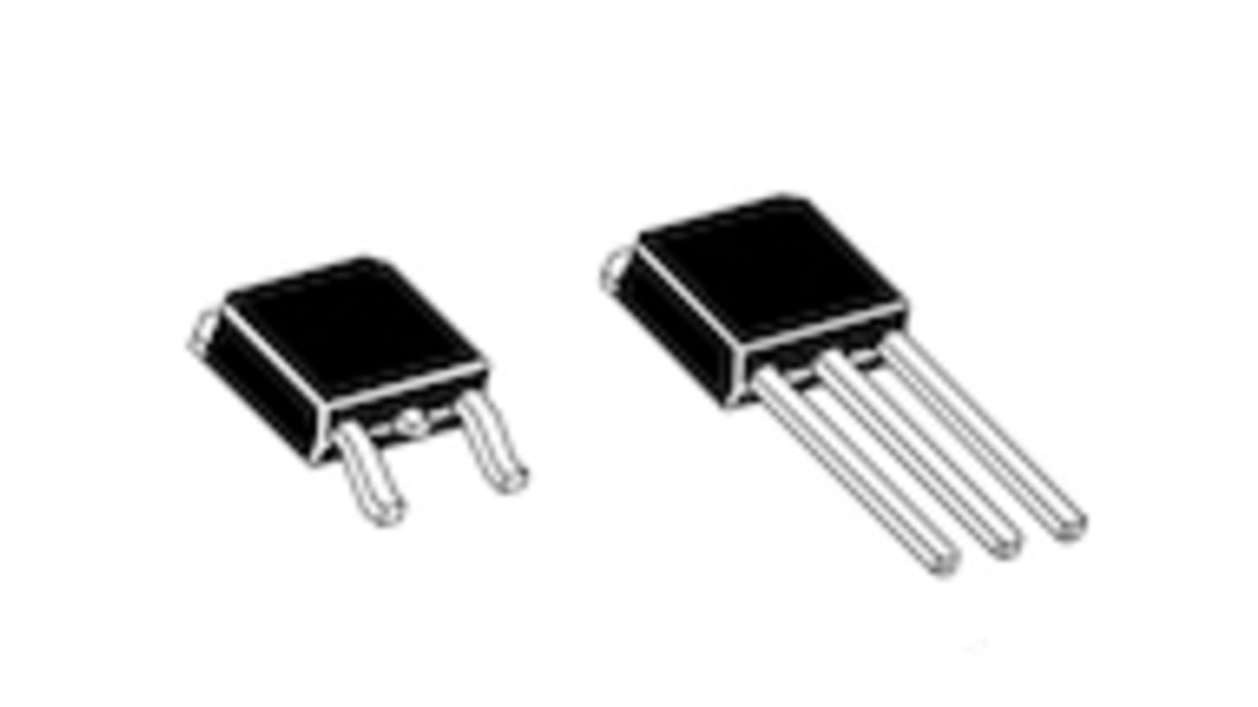 MOSFET Vishay canal N, IPAK (TO-251) 2,4 A 500 V, 3 broches