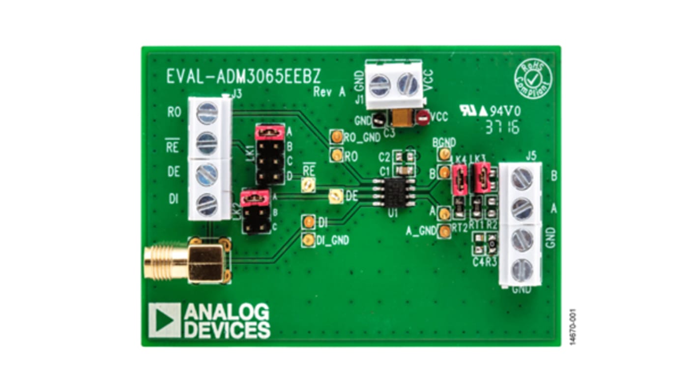 Analog Devices Evaluation Board ADM3065E Evaluation Kit for UG-1000 EVAL-ADM3065EEB1Z