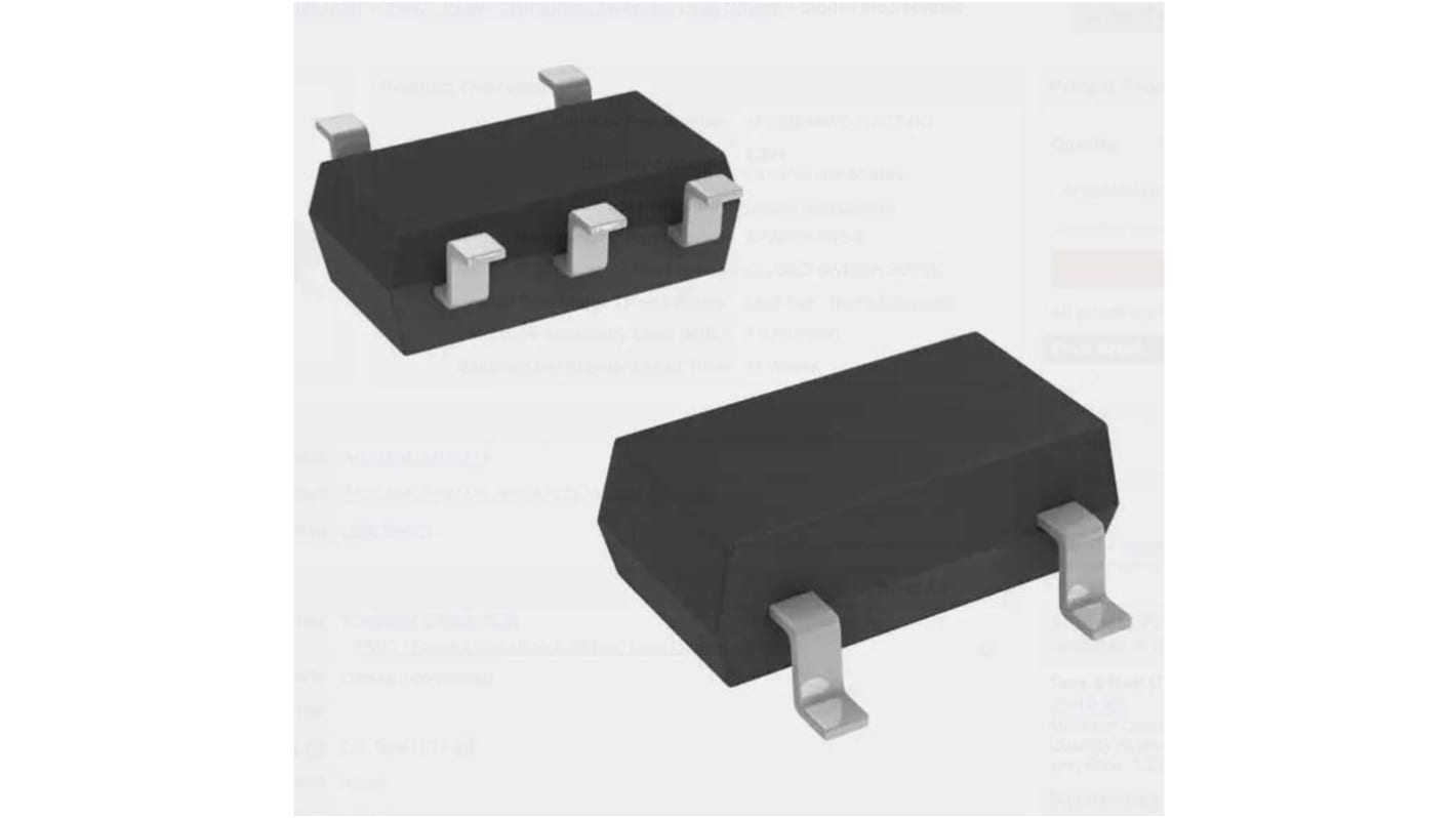 DiodesZetex AP22804AW5-7High Side Power Switch IC 5-Pin, SOT25