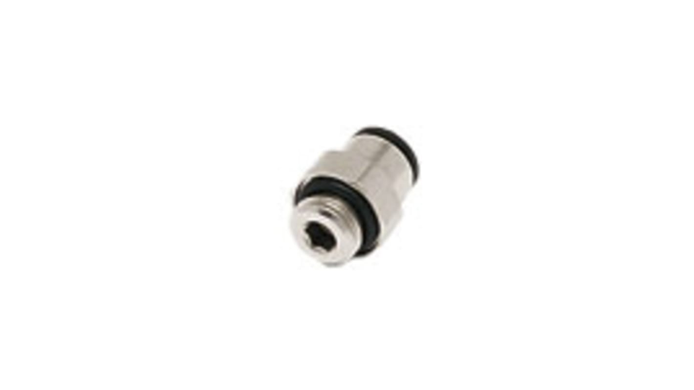 Legris LF3000 Series Straight Threaded Adaptor, G 1/2 Male to Push In 14 mm, Threaded-to-Tube Connection Style