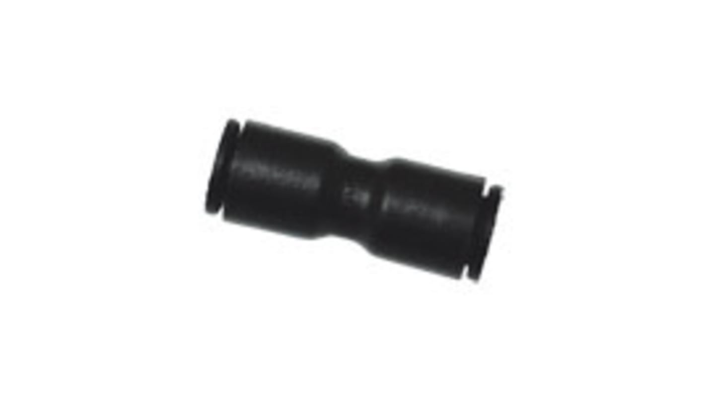 Legris LF3000 Series Straight Tube-to-Tube Adaptor, Push In 4 mm to Push In 8 mm, Tube-to-Tube Connection Style