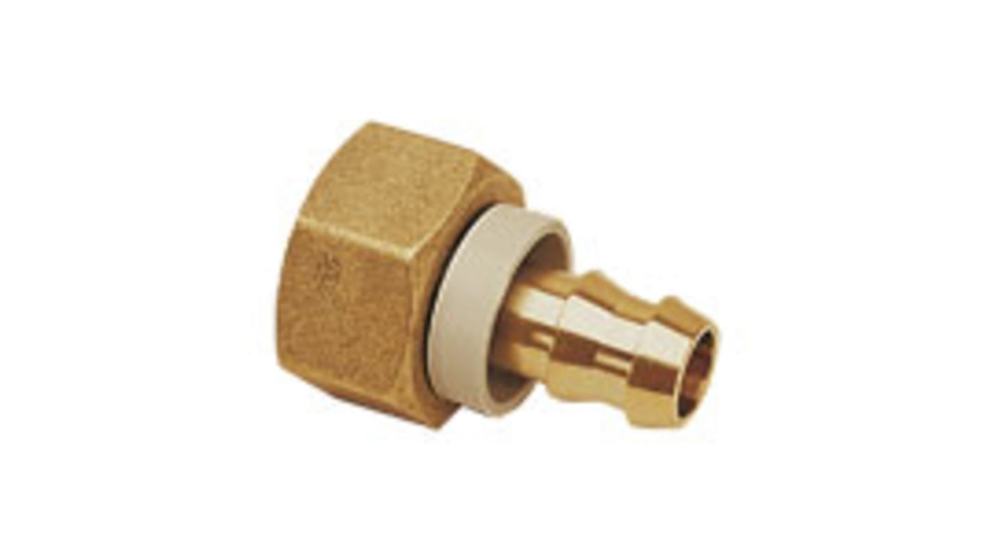 Legris Brass Female Pneumatic Quick Connect Coupling, 16mm Hose Barb