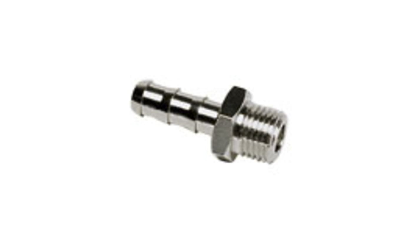 Legris LF3000 Series Straight Threaded Adaptor, G 1/4 Male to Push In 4 mm, Threaded-to-Tube Connection Style