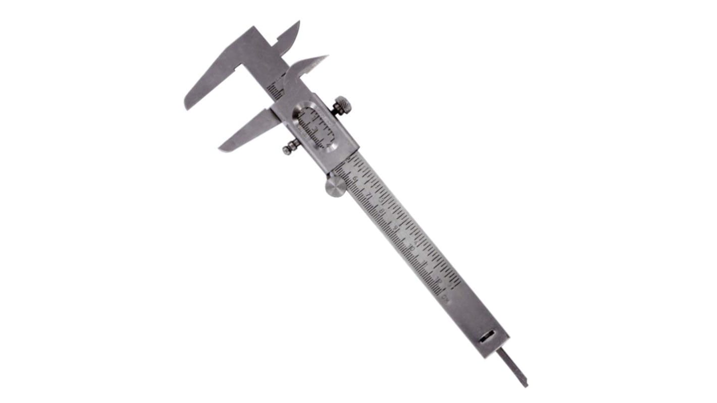 RS PRO 125mm Vernier Caliper Caliper, Metric & Imperial