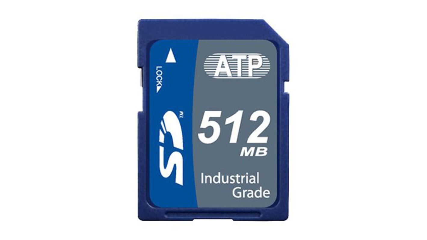 Karta SD SD, 512 MB Tak SLC, ATP -40 → +85°C