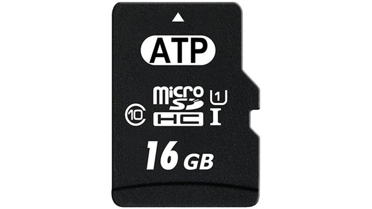 AF16GUD3WAAIX ATP 16 GB Industrial MicroSDHC Micro SD Card, Class 10