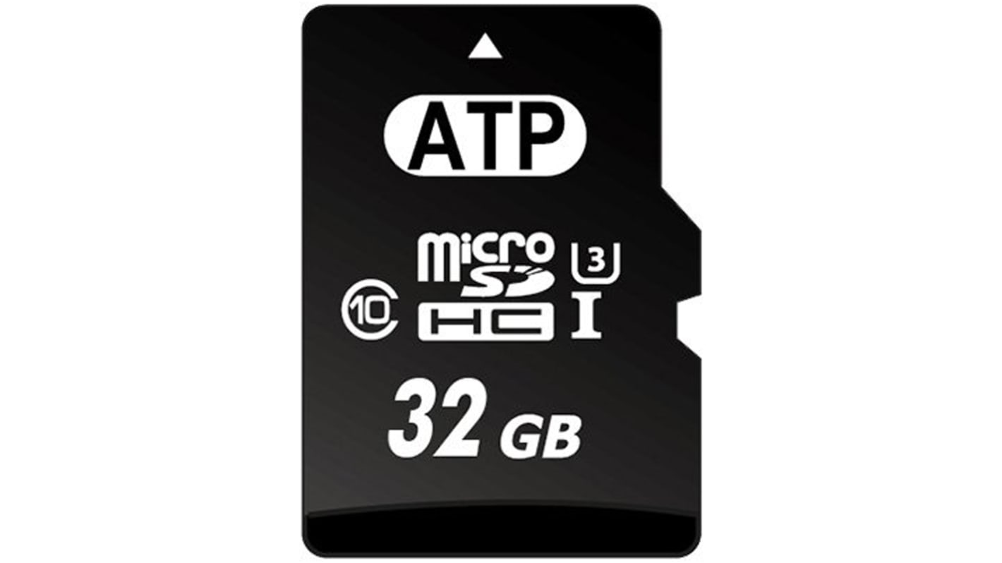 AF32GUD3WAAIX ATP 32 GB Industrial MicroSDHC Micro SD Card, Class 10
