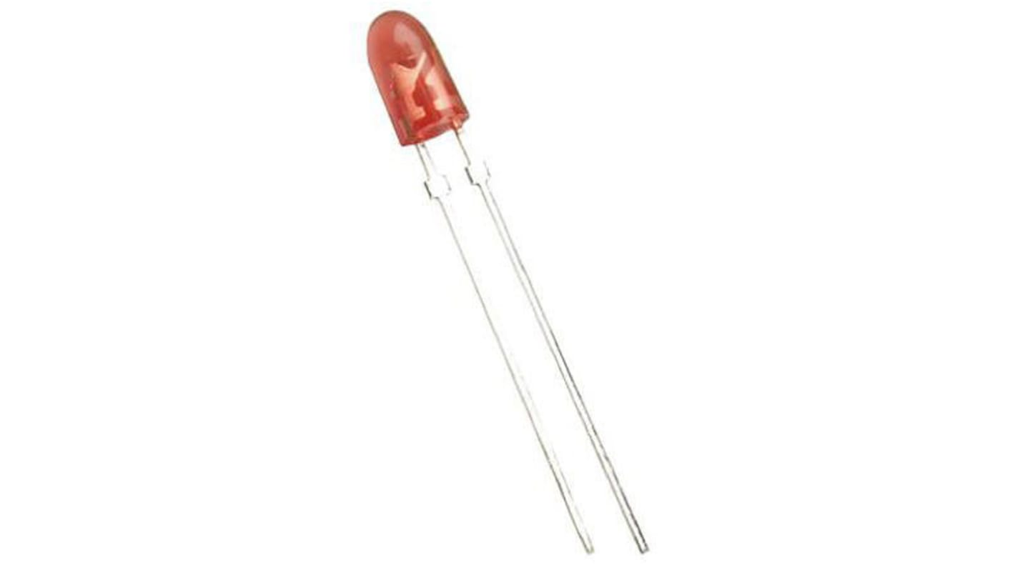 LED Rosso Broadcom, PCB, 2,4 V, 5 mm (T-1 3/4)