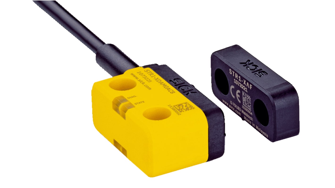 Interruptor sin contacto Sick STR1, 2NO, contacto aux. 1, 24V dc, 50mA, IP67