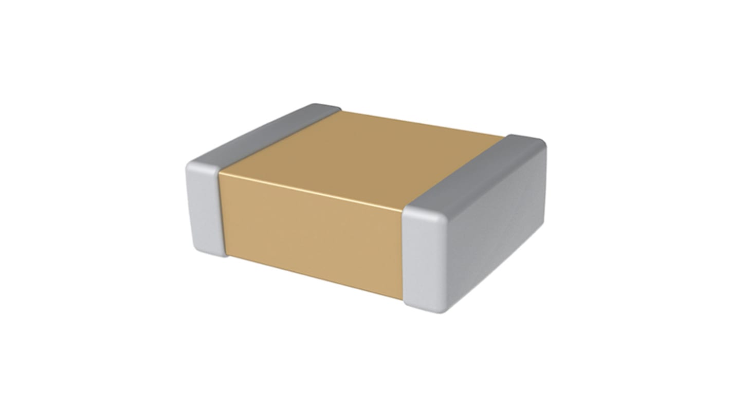 KEMET 10μF Multilayer Ceramic Capacitor MLCC, 25V dc V, ±10% , SMD