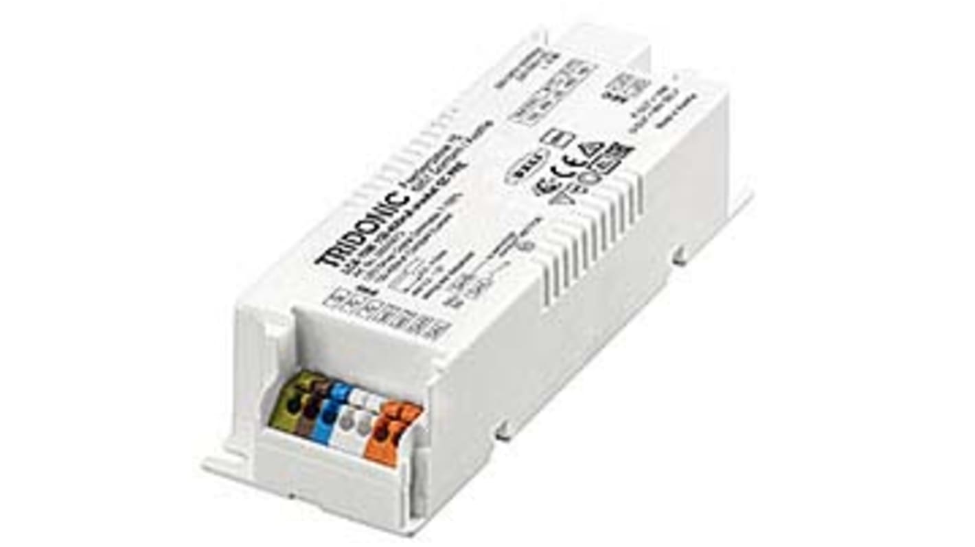 Driver LED corriente constante Tridonic Premium de 2 salidas, IN: 176 → 280 V dc, 198 → 264 V ac, OUT: 60