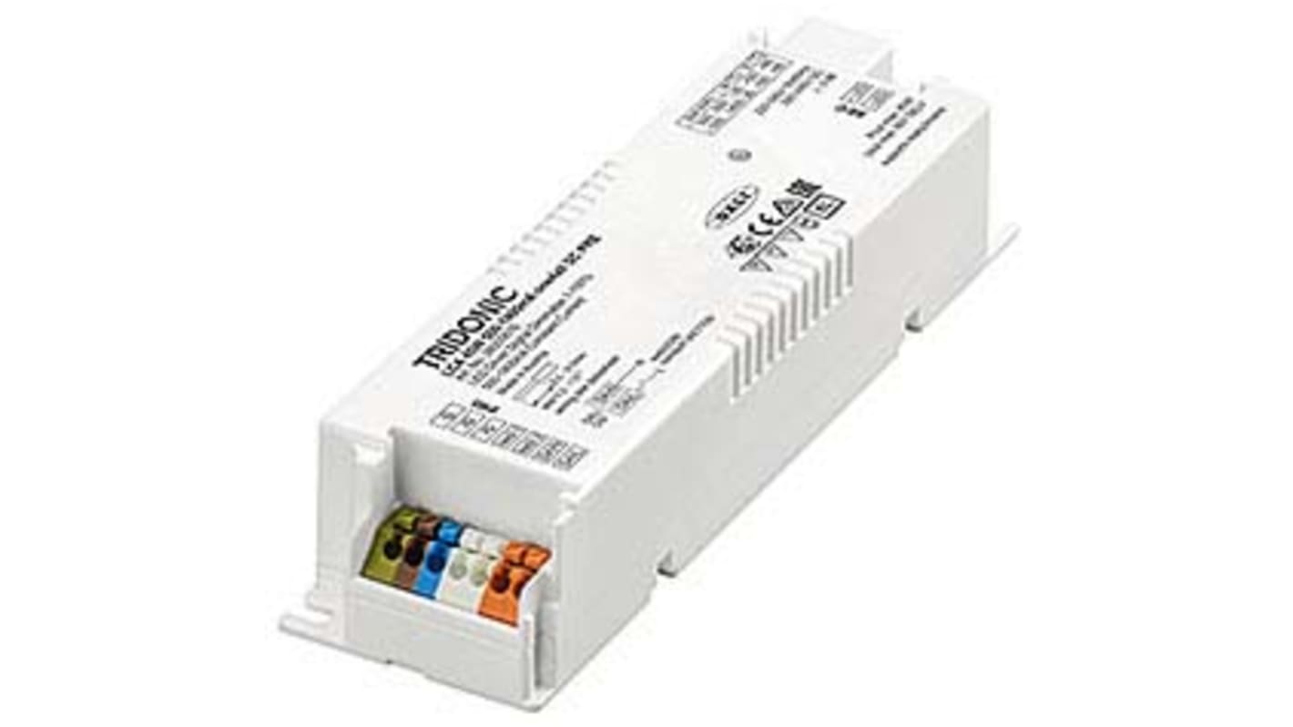 Driver LED corriente constante Tridonic Premium de 2 salidas, IN: 176 → 280 V dc, 198 → 264 V ac, OUT: 60