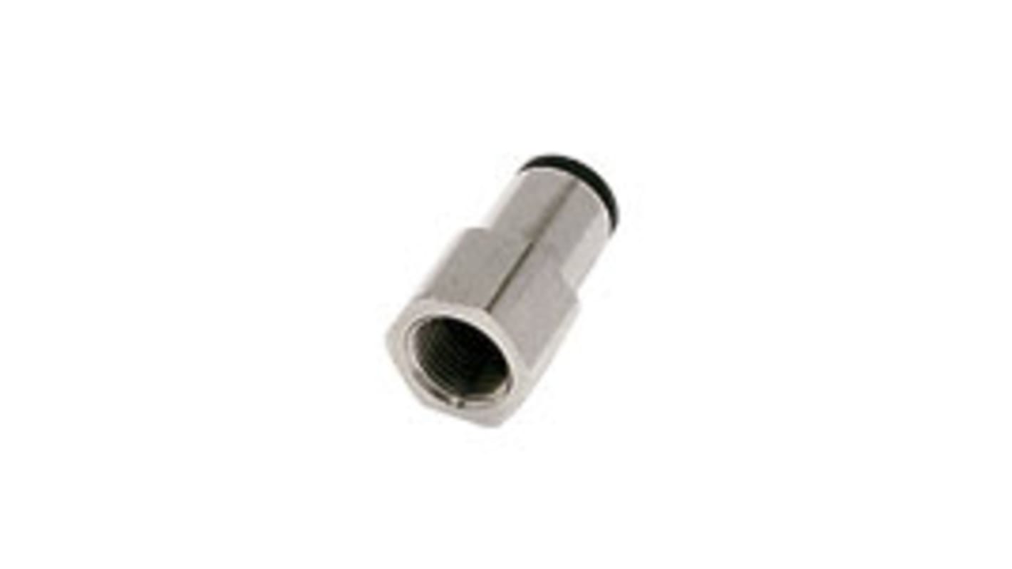 Legris LF3000 Series Straight Threaded Adaptor, G 3/8 Male to Push In 14 mm, Threaded-to-Tube Connection Style