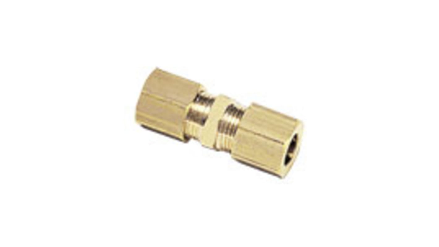 Legris 0106 Series Straight Tube-to-Tube Adaptor, Push In 14 mm to Push In 14 mm, Tube-to-Tube Connection Style