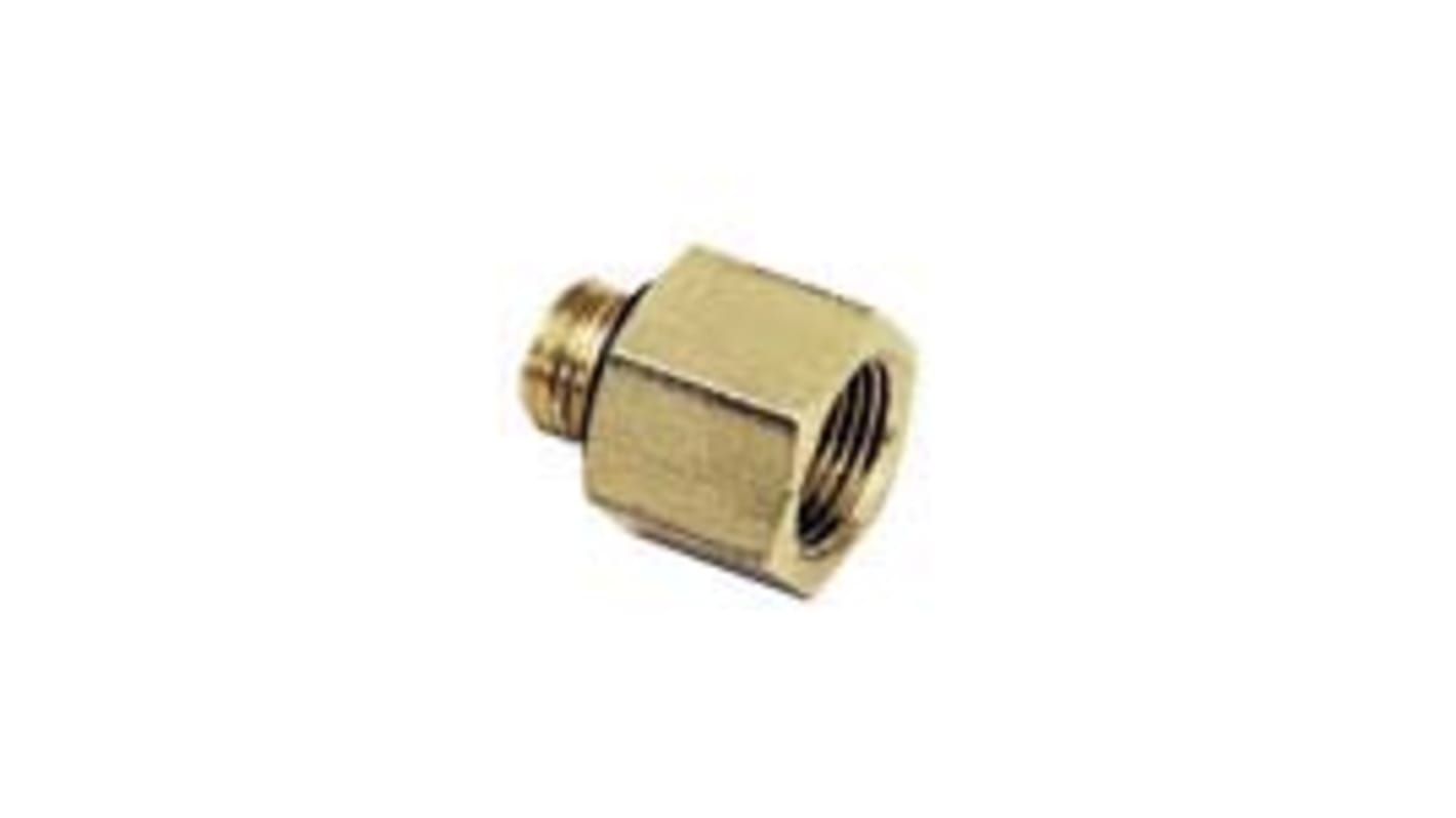 Legris LF3000 Series Straight Threaded Adaptor, G 3/8 Male to G 3/4 Female, Threaded Connection Style