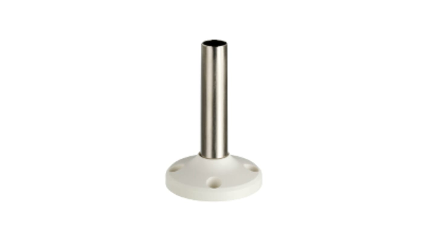 Schneider Electric IP54 Rated White Support Tube with Fixing Plate for use with Modular Tower Light