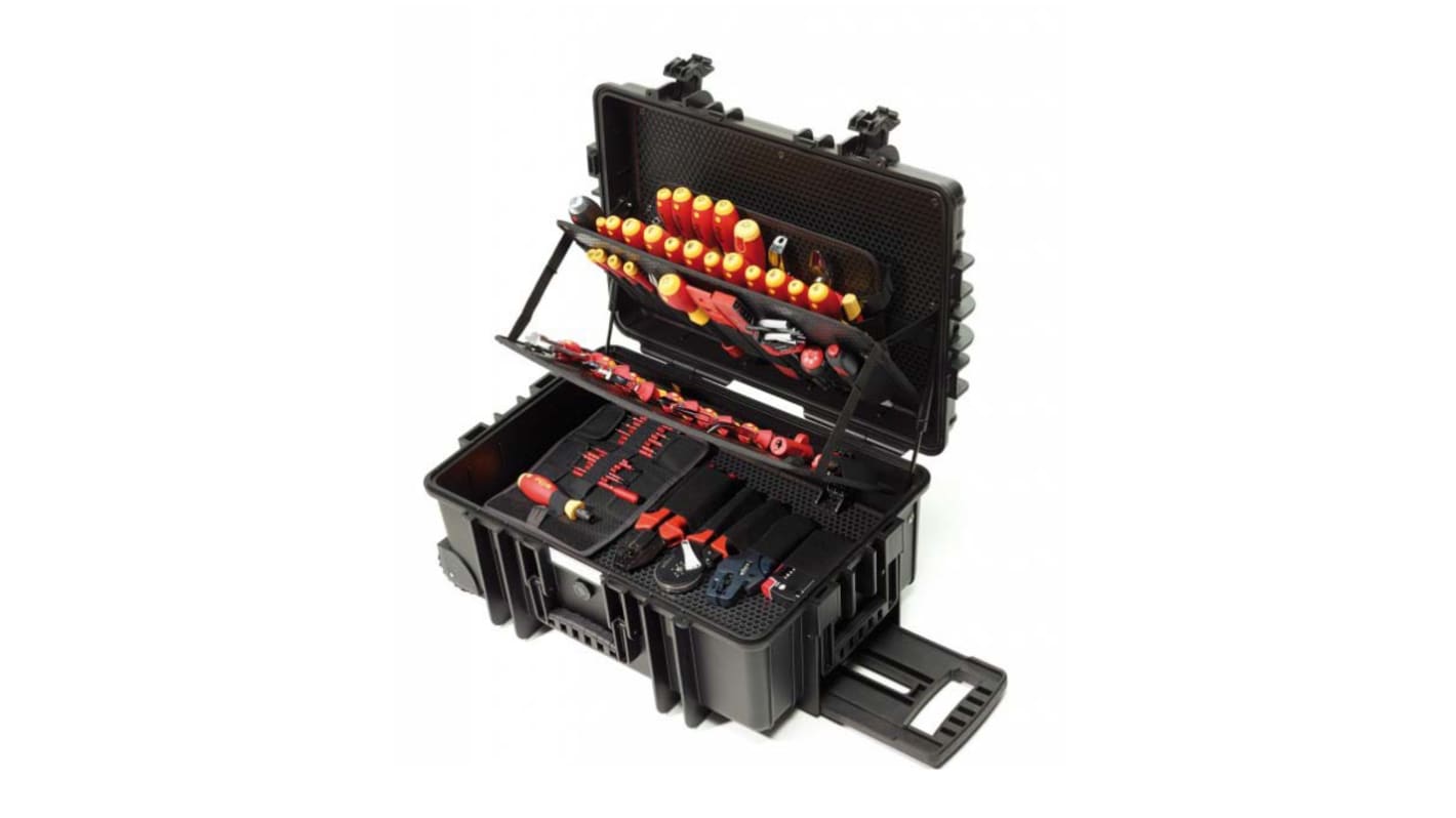 Wiha 115 Piece Electricians Tool Kit with Box, VDE Approved