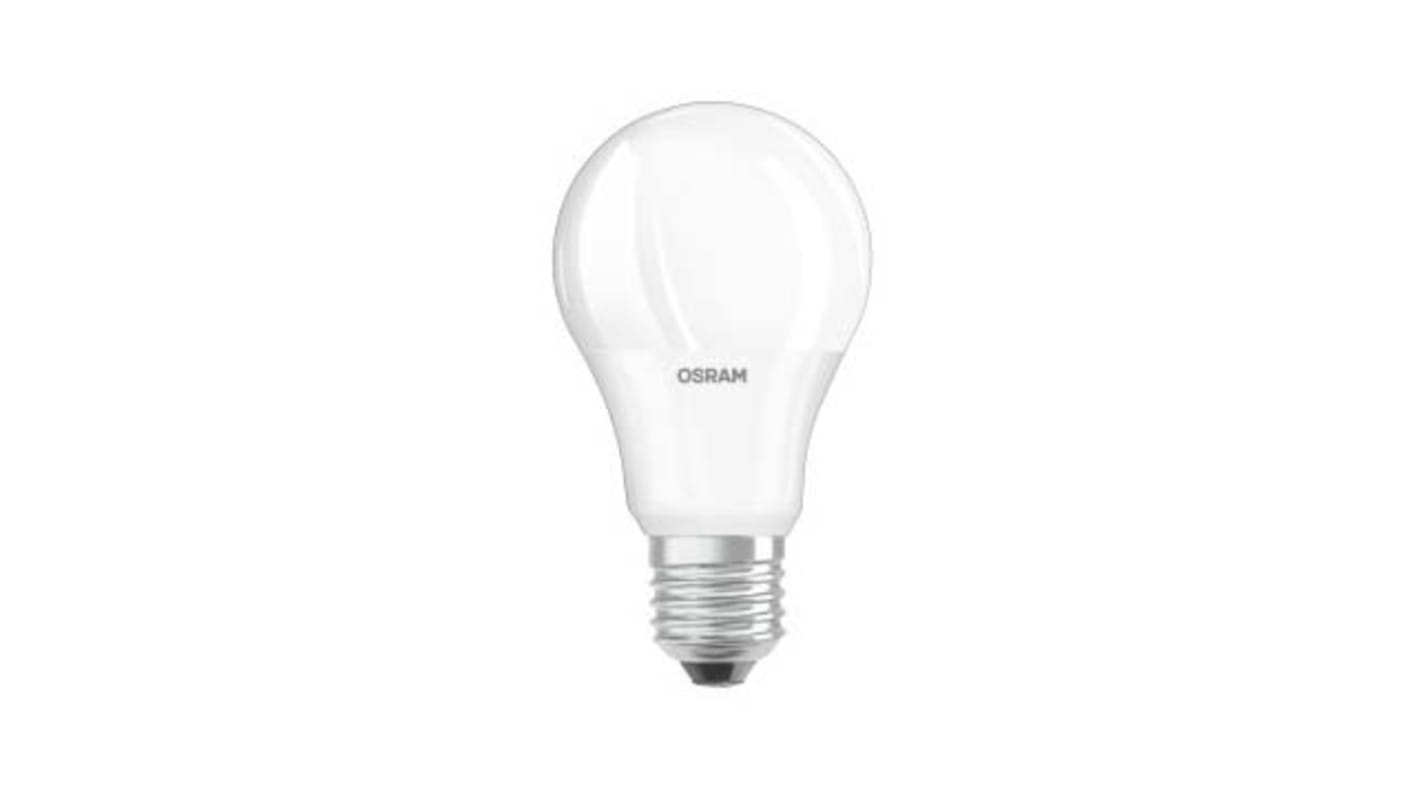 Osram P CLAS A, LED, LED Kerzenlampe, Kolbenform, 5,5 W / 230V, 470 lm, E27 Sockel, 2700K warmweiß