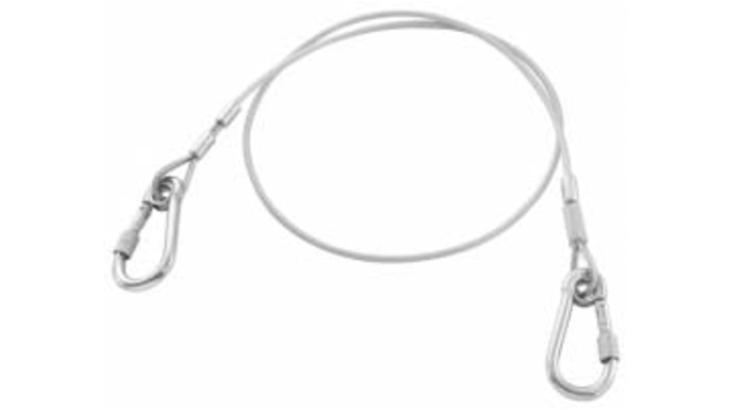 Facom 80 (Dia.) mm Stainless Steel Carabiner Lanyard, 4.5kg Capacity