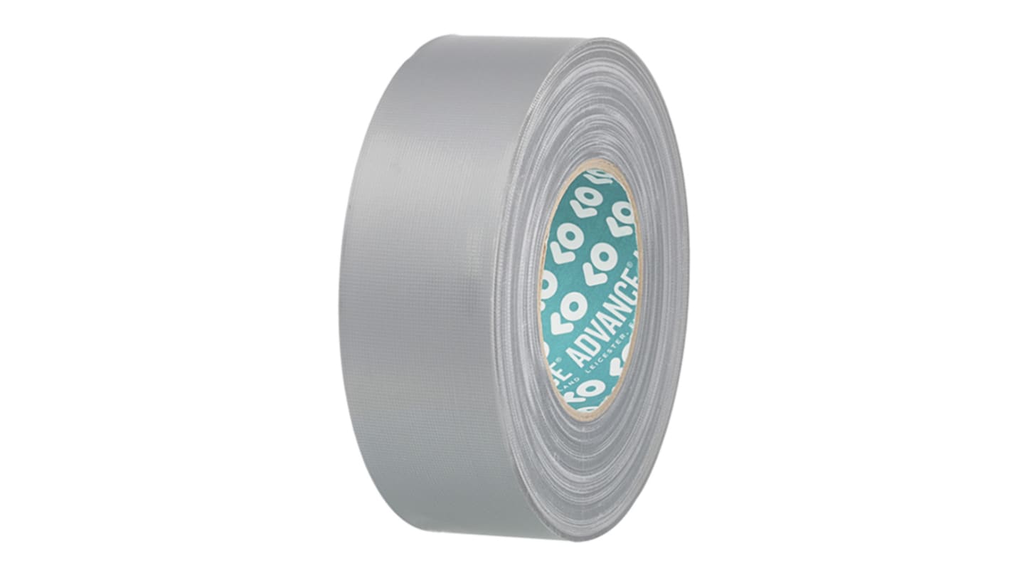 AT163 Advance Tapes AT0163 Duct Tape, 50m x 50mm, Silver, Gloss