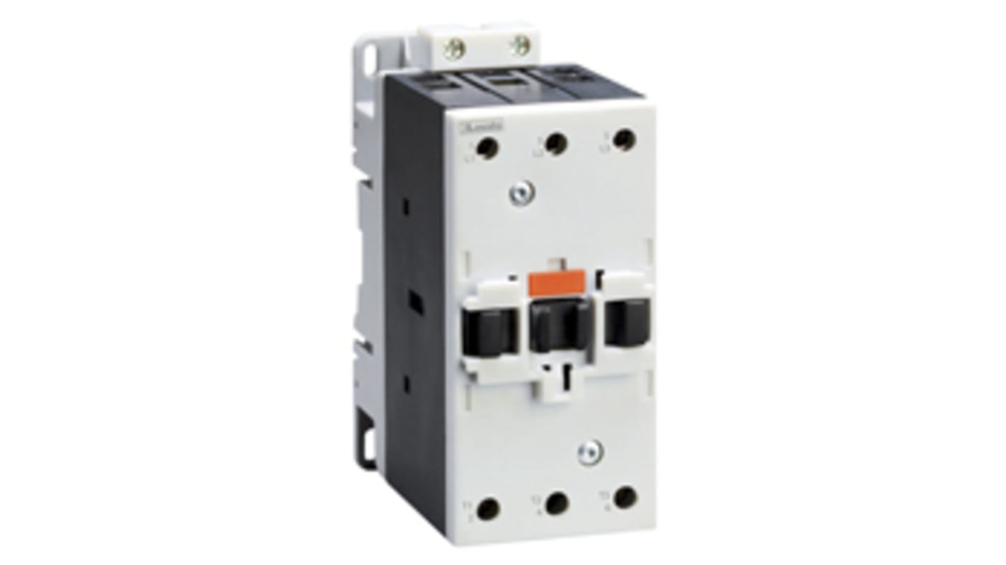 Contactor Lovato Naranja BF de 3 polos, 3 NA, 40 A, bobina 400 V ac, 18,5 kW