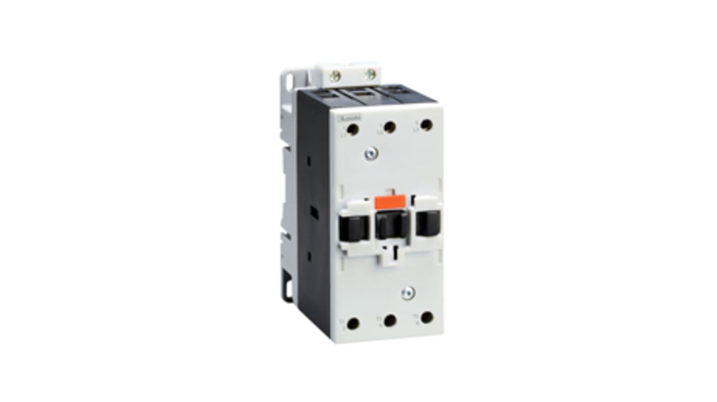 Contactor Lovato Naranja BF de 3 polos, 3 NA, 50 A, bobina 230 V ac, 22 kW