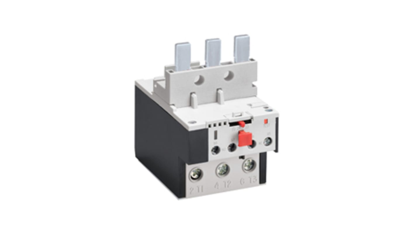 Lovato RF82 Overload Relay 1NO + 1NC, 35 → 50 A F.L.C, 82 A Contact Rating, 690 Vac, 3P